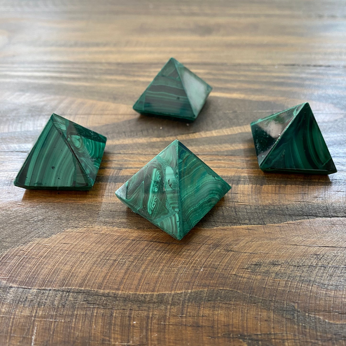 Small Malachite Pyramid - 3cm