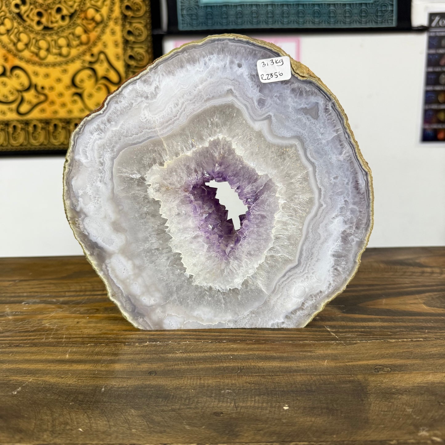 Agate Geode Slice - 3,3kg